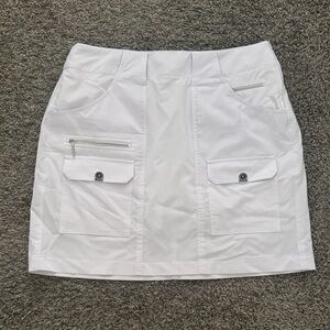 Jamie Sadock White  golf Skirt with Pockets